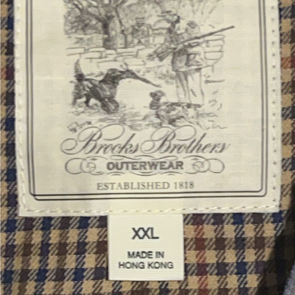 Brooks Brothers Plaid Jacket XXL